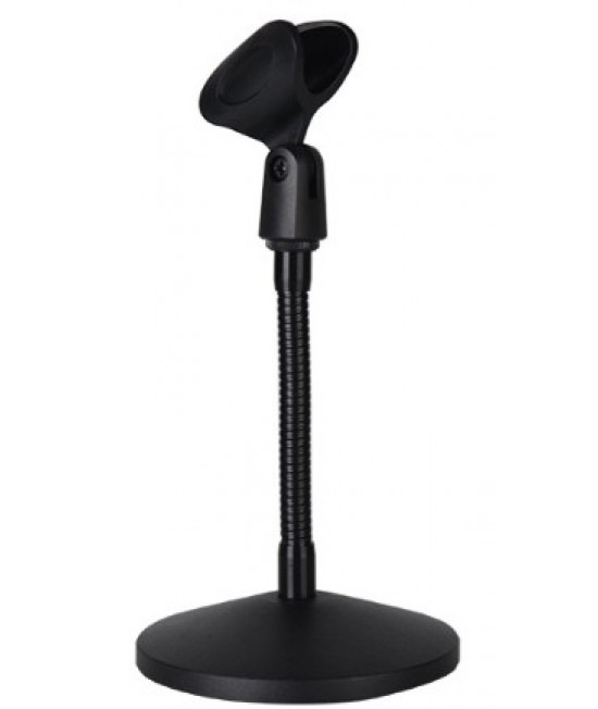 座檯桌式 可彎曲 咪架 MIC STAND 鵝頸軟管 話筒架 U型咪夾款 27CM高 座檯桌式 可彎曲 咪架 MIC STAND 鵝頸軟管 話筒架 U型咪夾款 27CM高